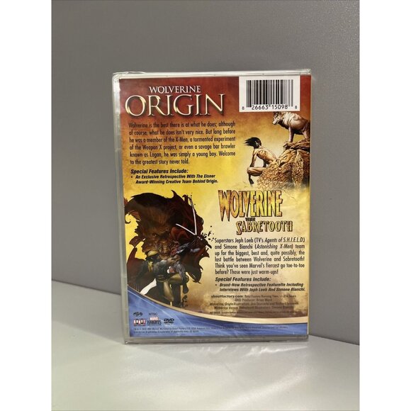 New Wolverine Origin AND Wolverine Sabretooth DVD Marvel Knights Double Feature - Picture 2 of 7